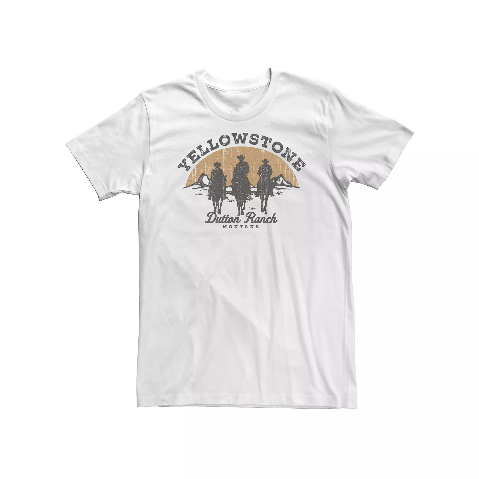 Big & Tall Yellowstone Dutton Ranch Montana Cowboys Tee, Men's,  Product Image