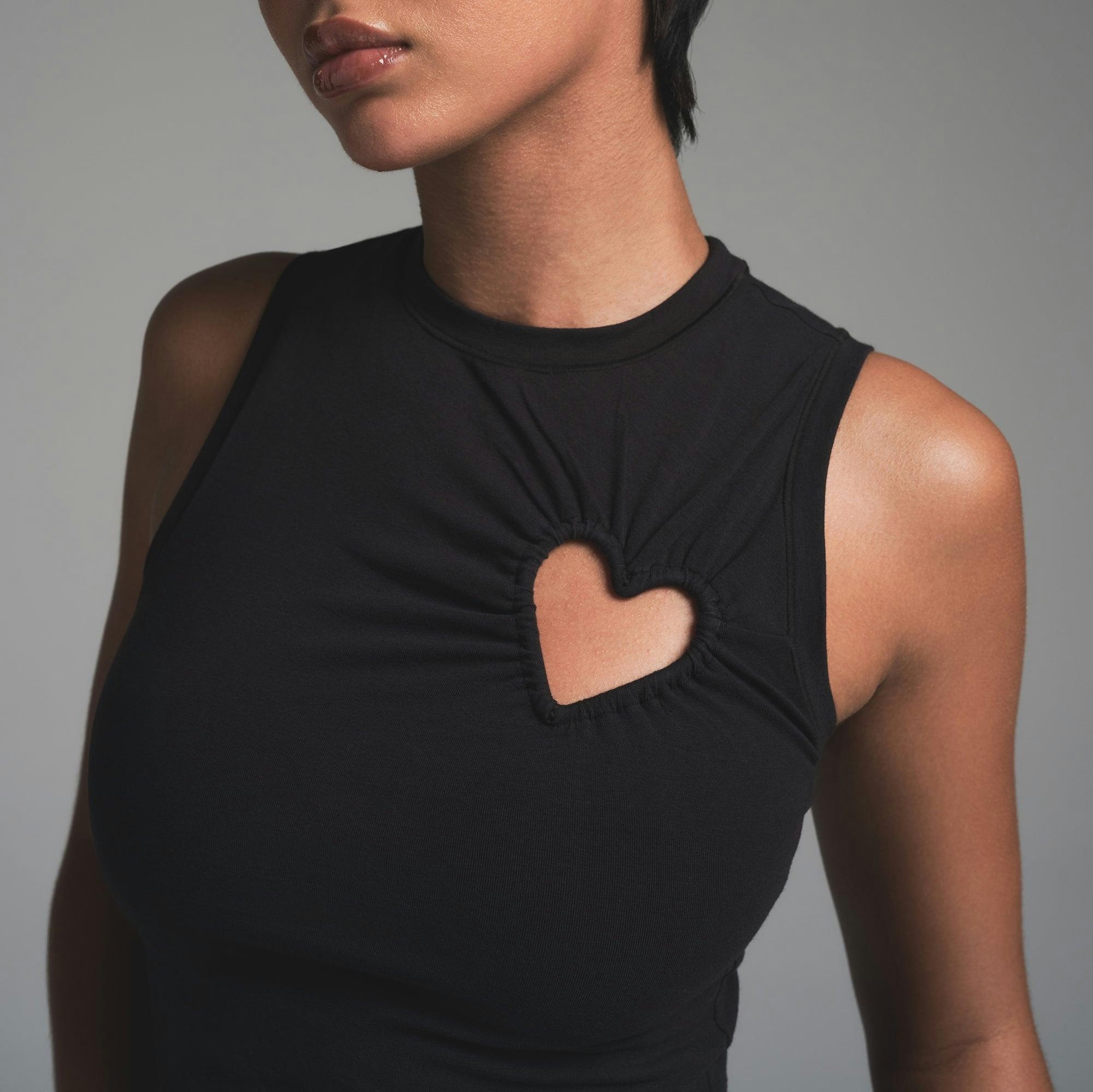 COTTON JERSEY HEART TANK | SOOT Product Image