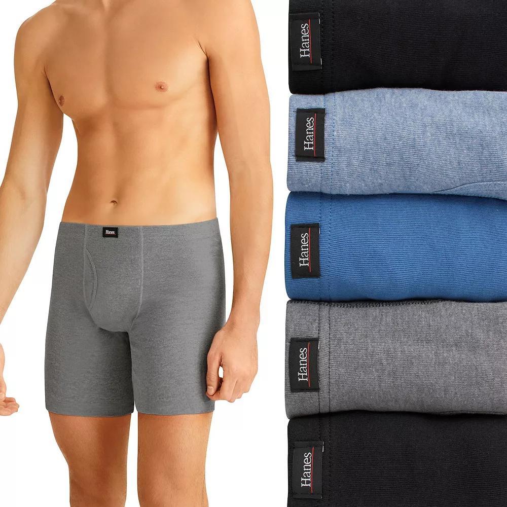 Men's Hanes® 5-Pack Ultimate ComfortSoft Boxer Brief Underwear,  Product Image