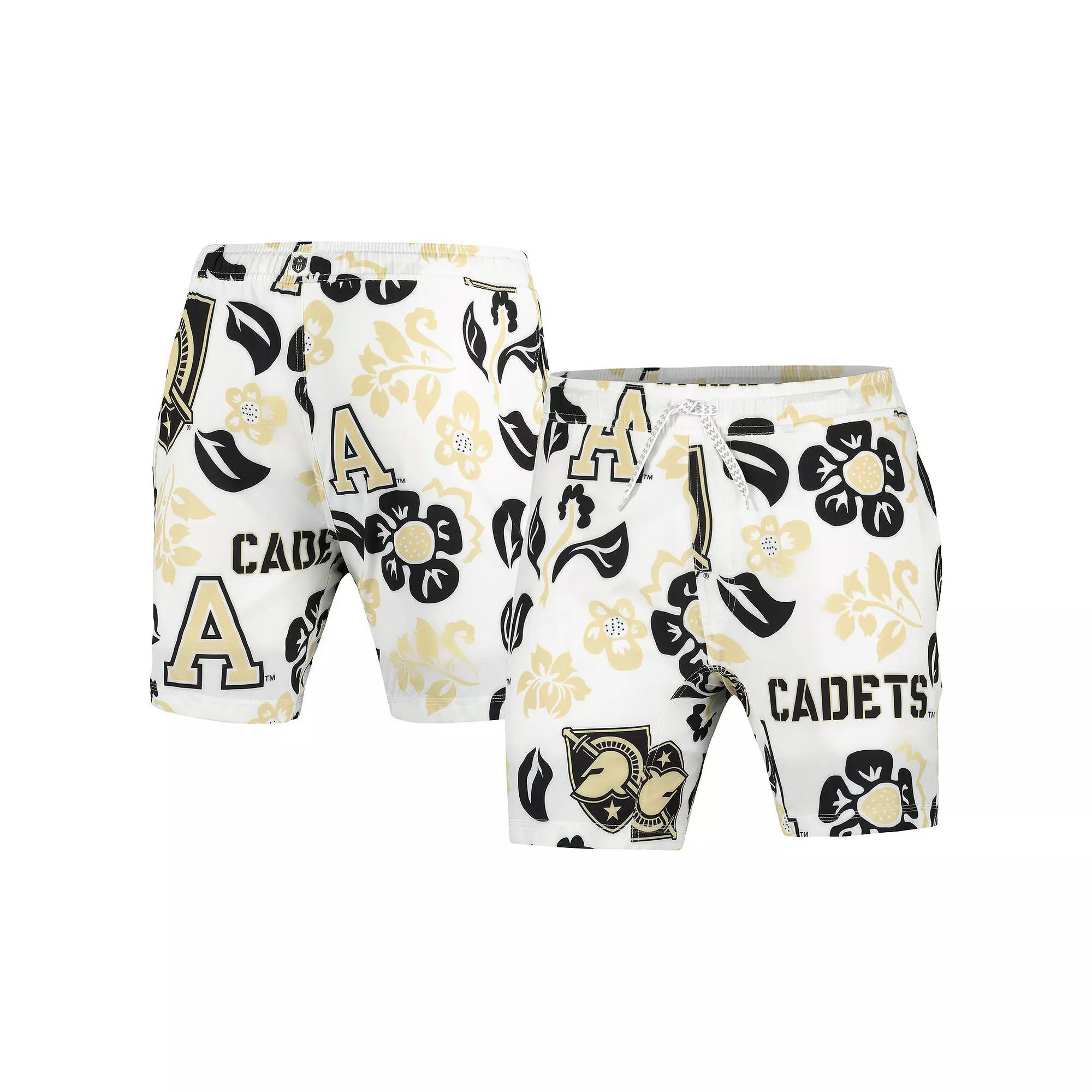 Men's Wes & Willy White Army Black Knights Vault Tech Swimming Trunks,  Product Image