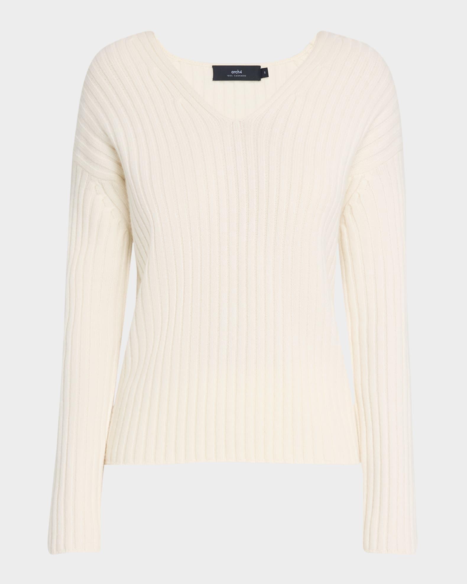 Gemma Ribbed Cashmere Sweater Product Image