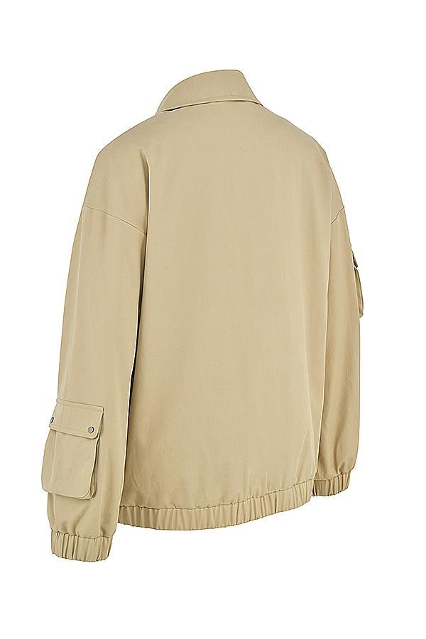 Cami  taupe oversized track jacket Product Image