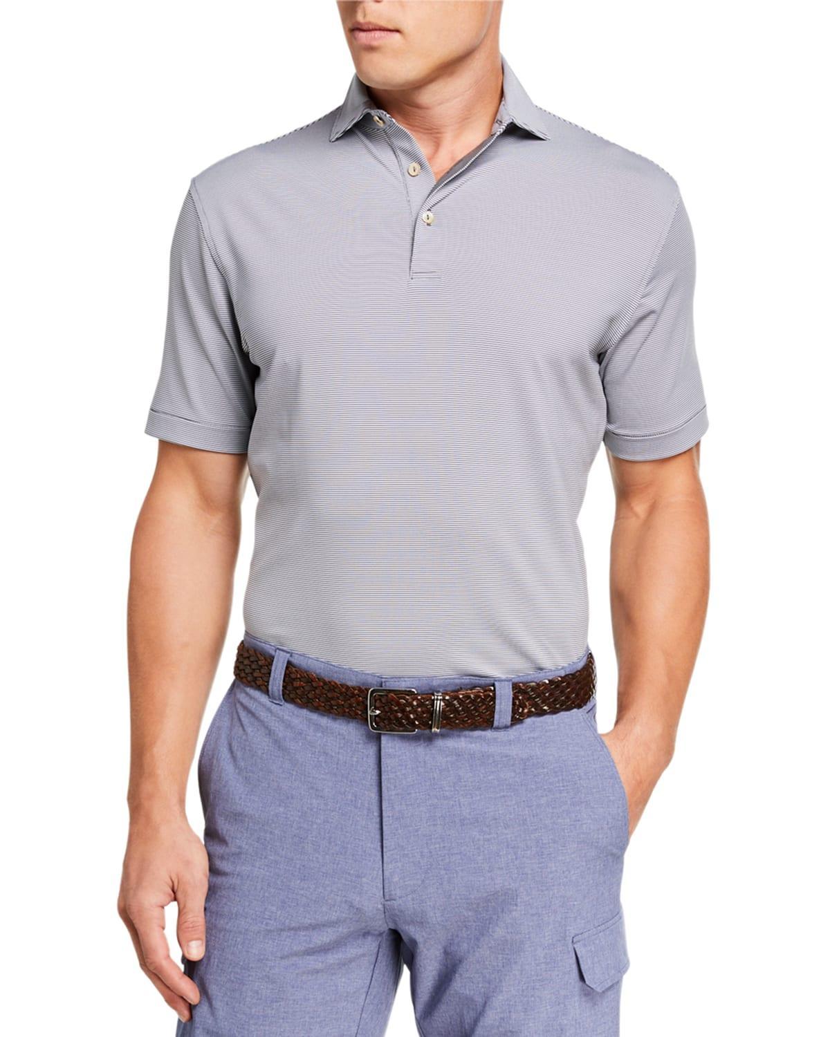 Peter Millar Crown Sport Jubilee Classic Fit Short Sleeve Performance Jersey Polo Shirt Product Image