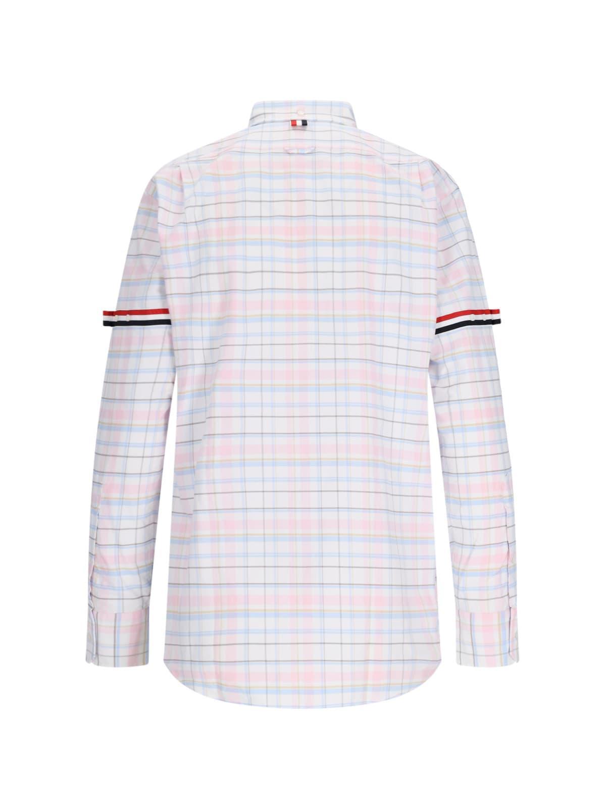 Checked Shirt In Pink Product Image