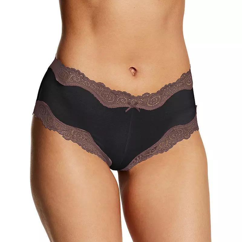 Maidenform Scalloped Lace Trim Cheeky Hipster Underwear 40837, Womens Product Image