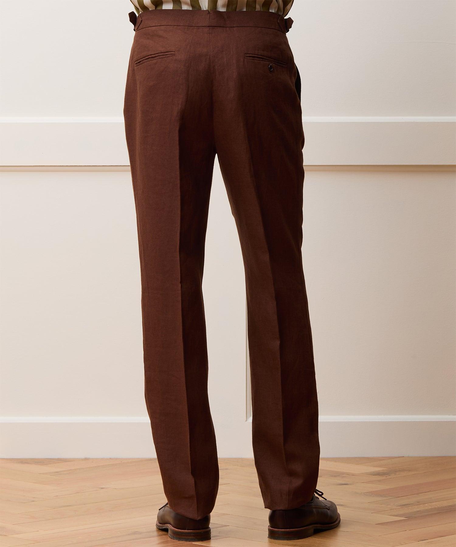 Irish Linen Side Tab Trouser Product Image