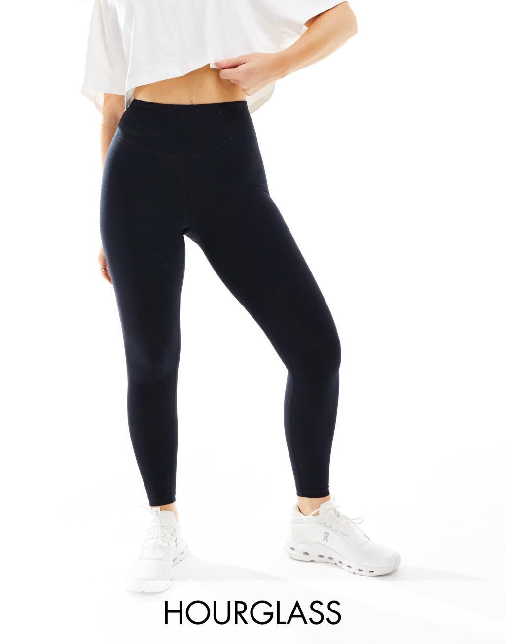 ASOS 4505 Icon Maternity soft touch yoga legging in black Product Image