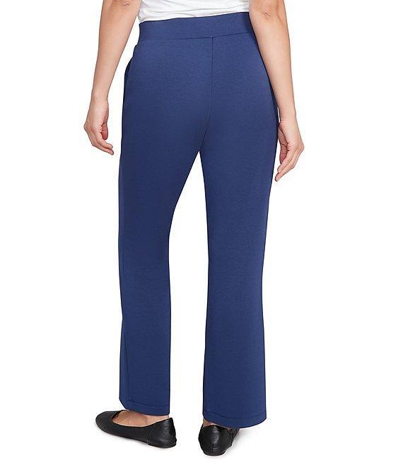 Ruby Rd. Solid Pocketed Boot Cut Pull-On Ankle Pants Product Image