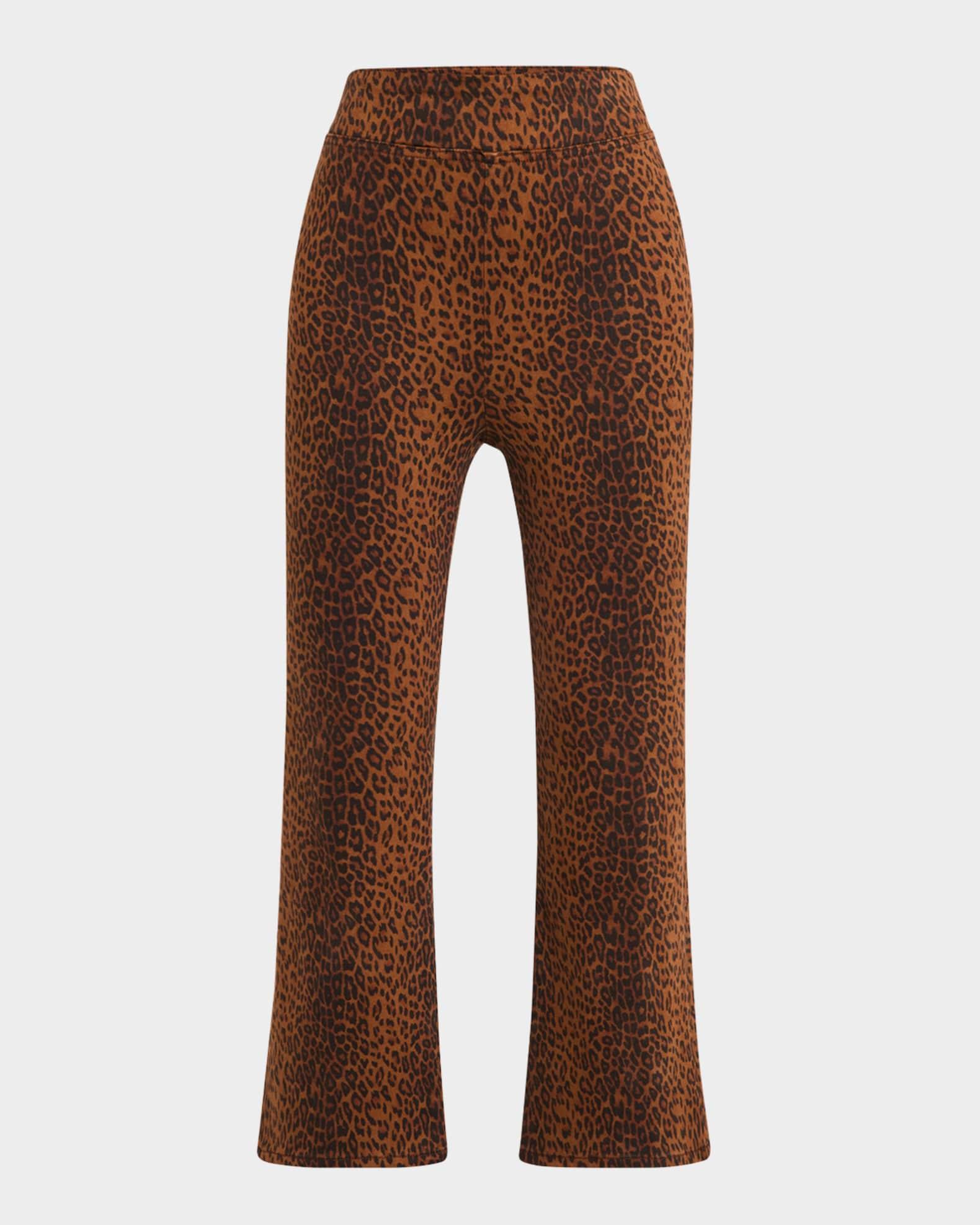 The Jetset Crop Mini Boot Leopard Pants Product Image