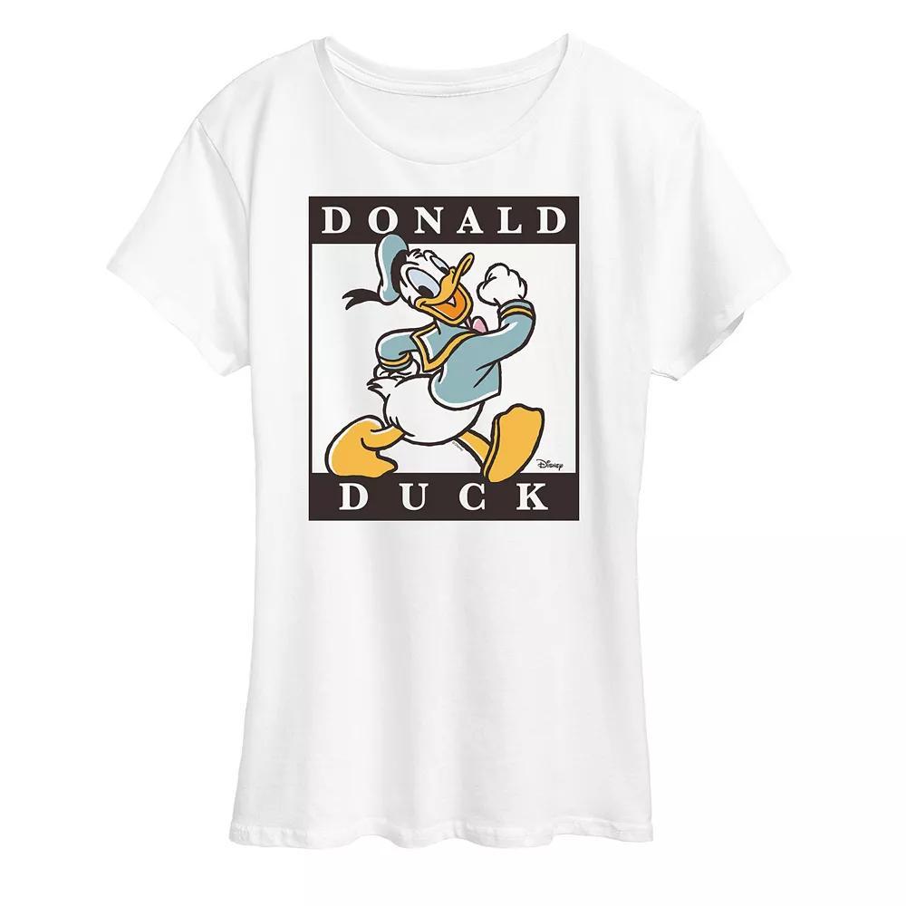 Disney's Donald Duck Women's Type Block Graphic Tee,  Product Image