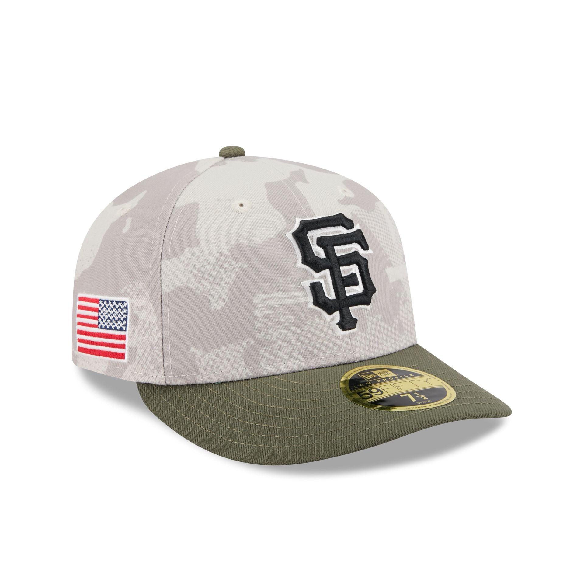 San Francisco Giants Armed Forces Day 2025 Low Profile 59FIFTY Fitted Hat Male Product Image