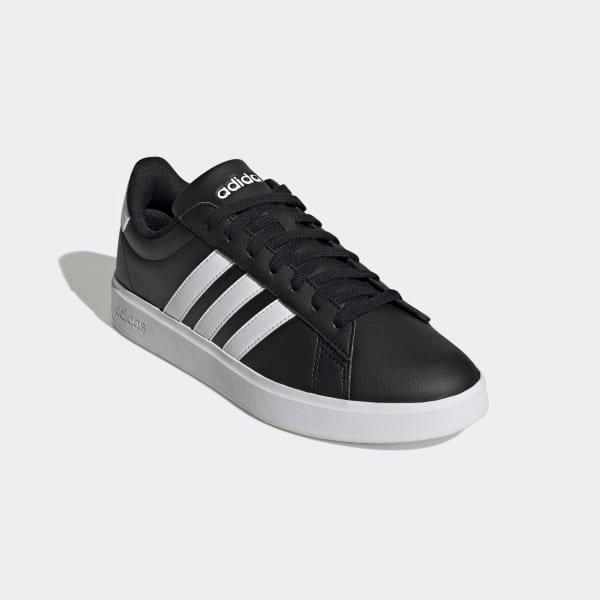 adidas Grand Court Shoes Core Black 12 Mens Product Image