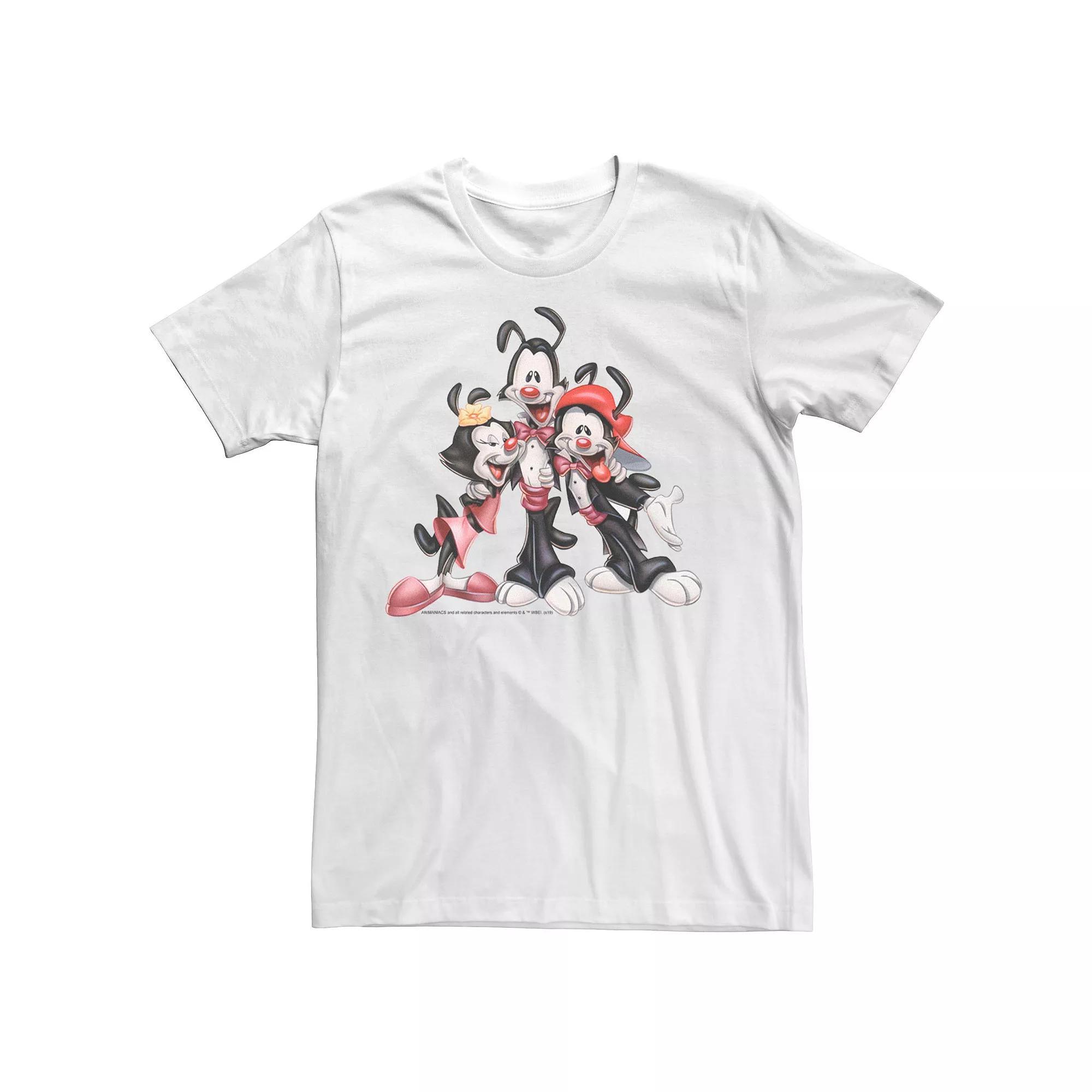 Men's Animaniacs Yakko Wakko & Dot Airbrush Tee,  Product Image