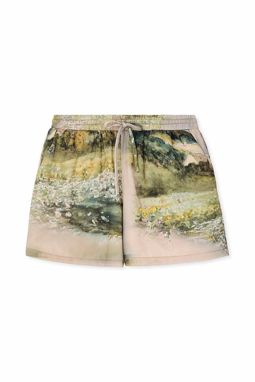 Printed Drawstring Detail Shorts Product Image