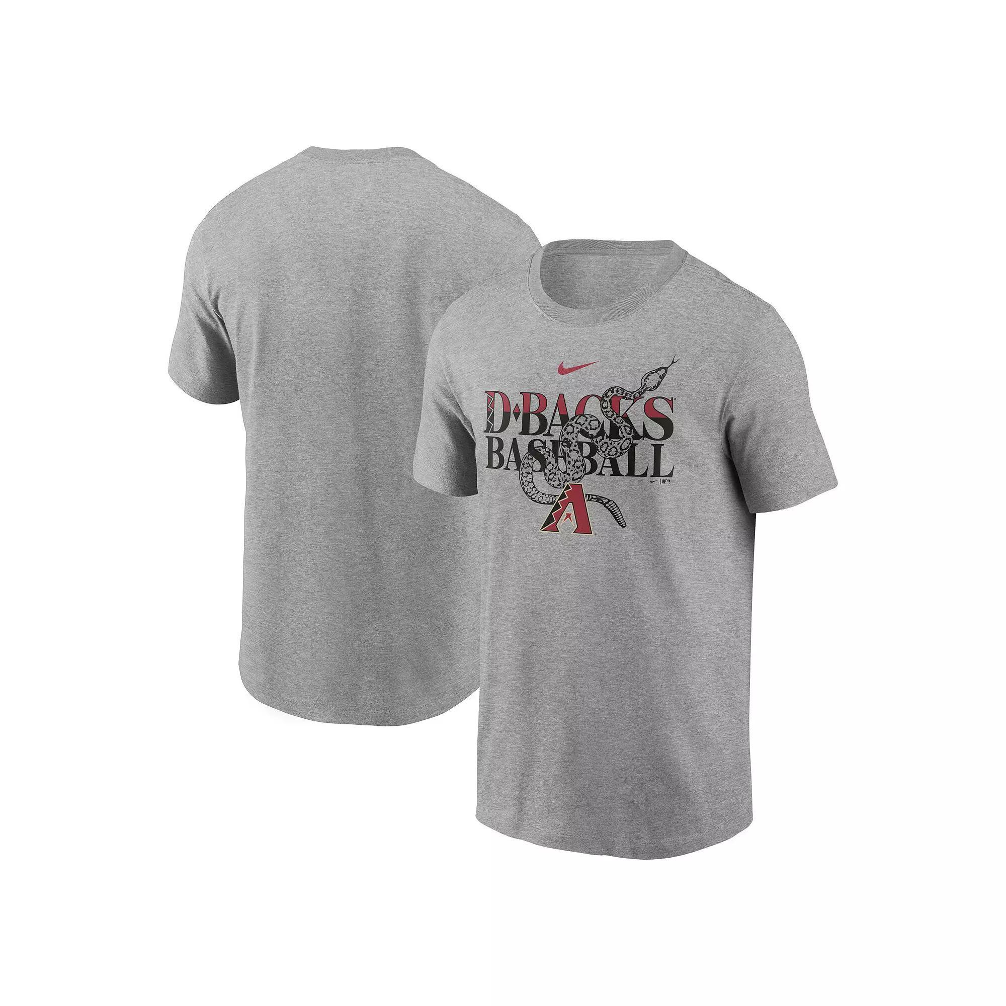 Men's Nike Heathered Gray Arizona Diamondbacks Local Team T-Shirt,  Product Image