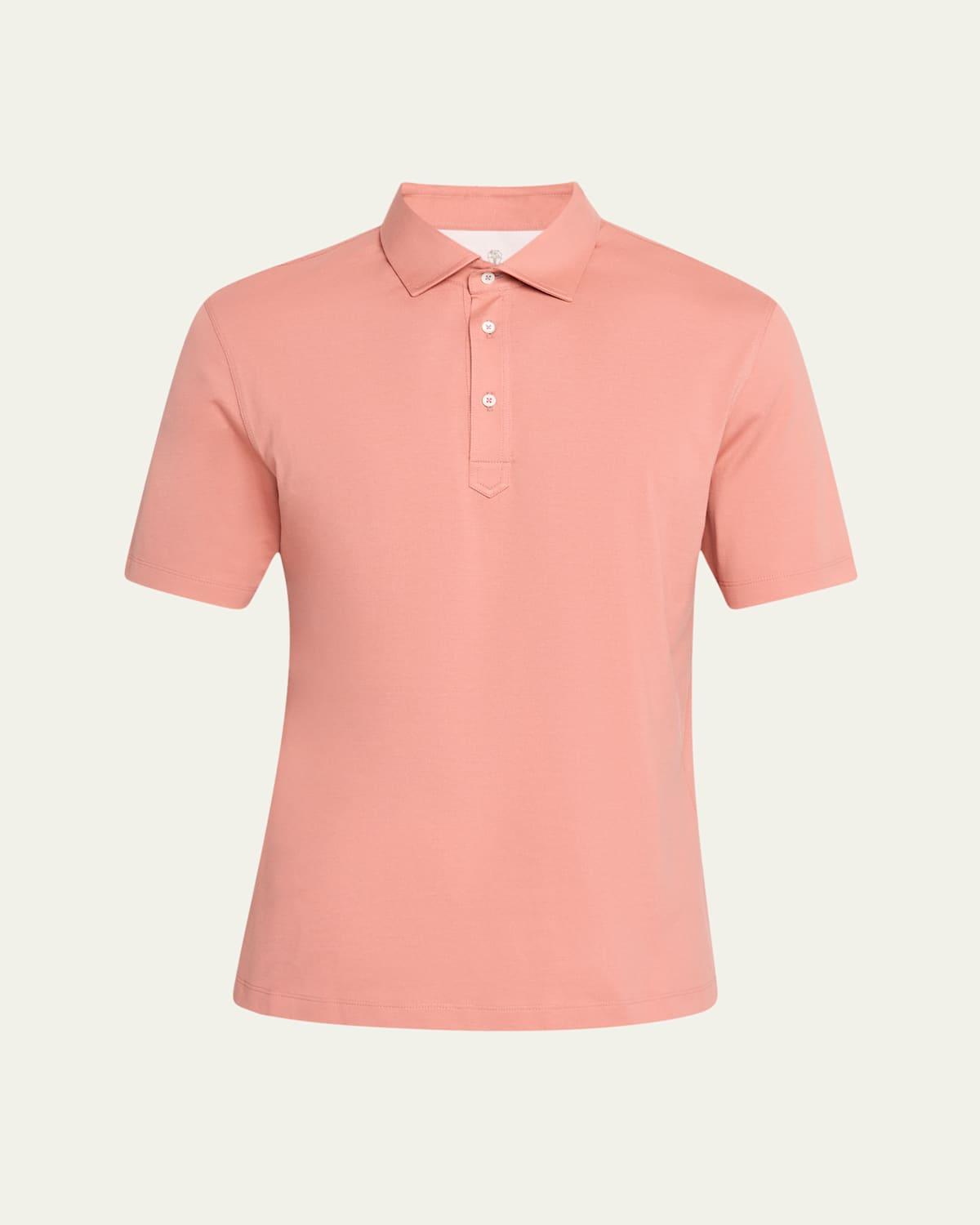 Mens Cotton Polo Shirt Product Image