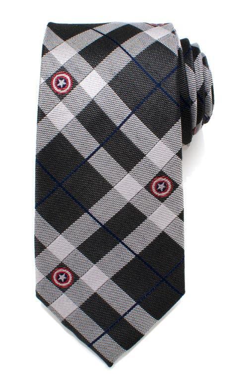 Marvel Captain America Plaid Mens Tie Product Image