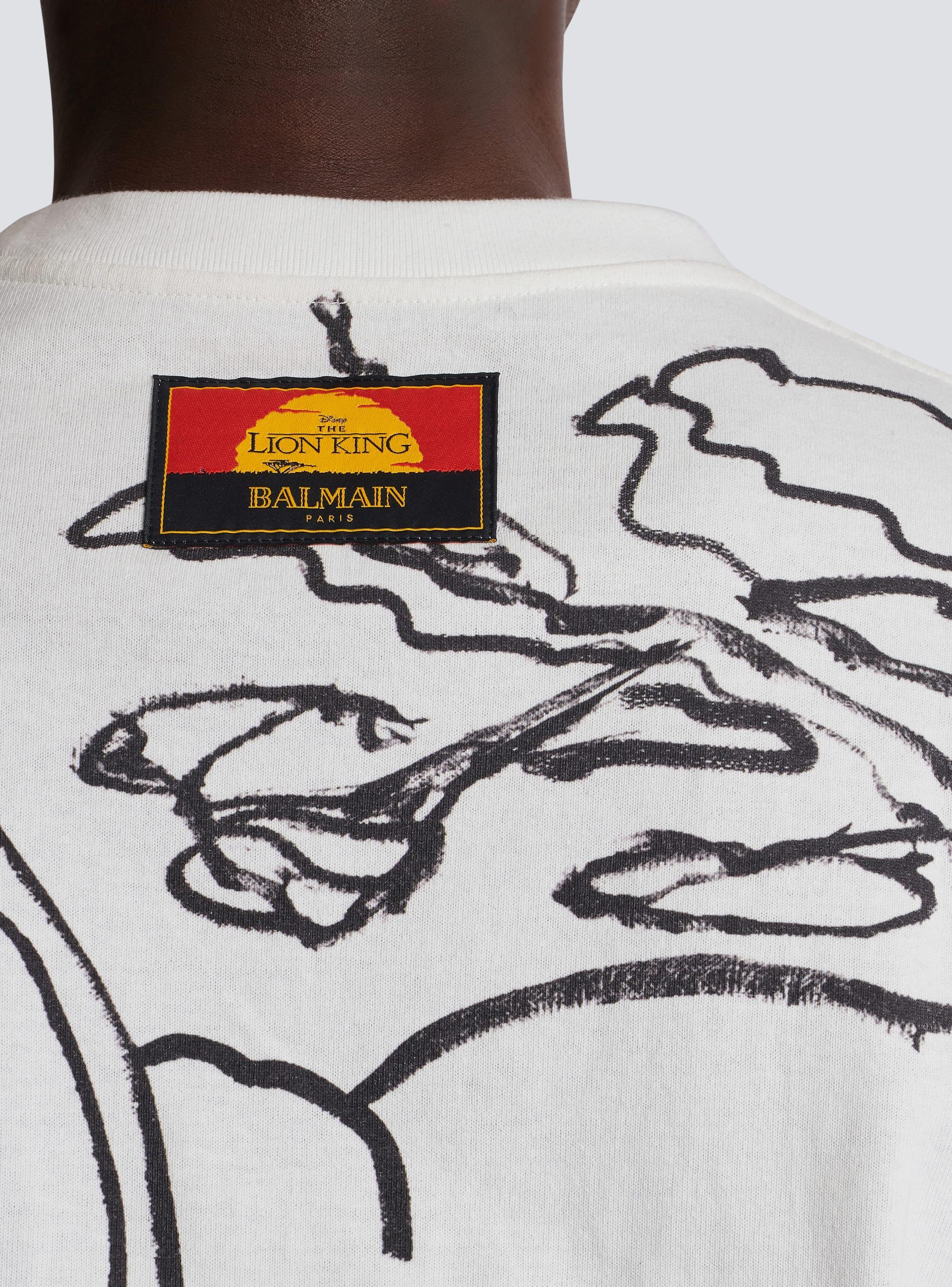 Disney x Balmain: The Lion King - Relaxed T-shirt with Enfant Précoce print Product Image