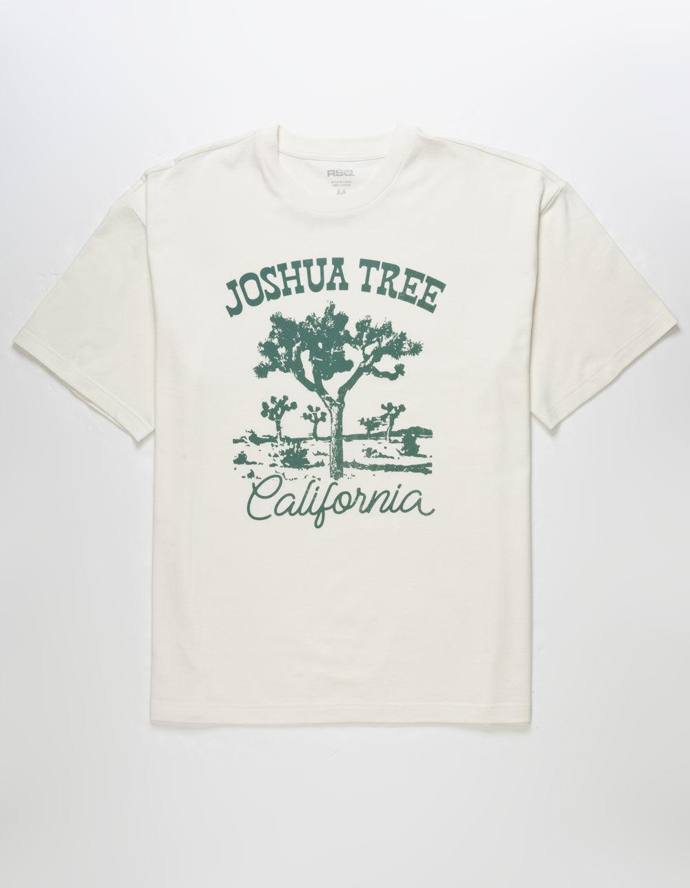 RSQ Mens Oversized Joshua Tree Tee - OFF WHITE Product Image