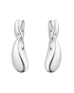 Georg Jensen Sterling Silver Reflect Polished Link Drop Earrings Product Image