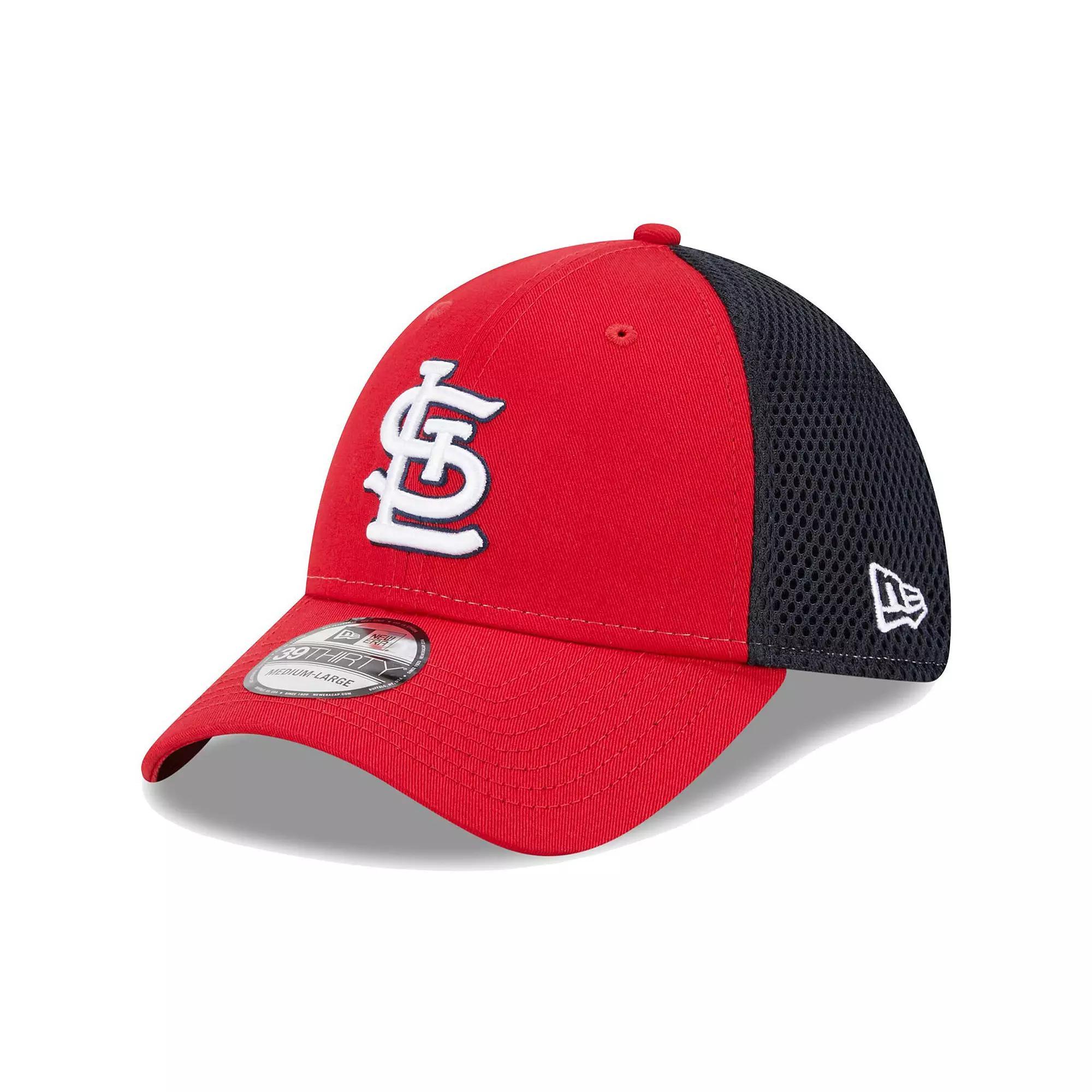 Men's New Era Red St. Louis Cardinals Team Neo 39THIRTY Flex Hat, Size: Medium/Large Product Image