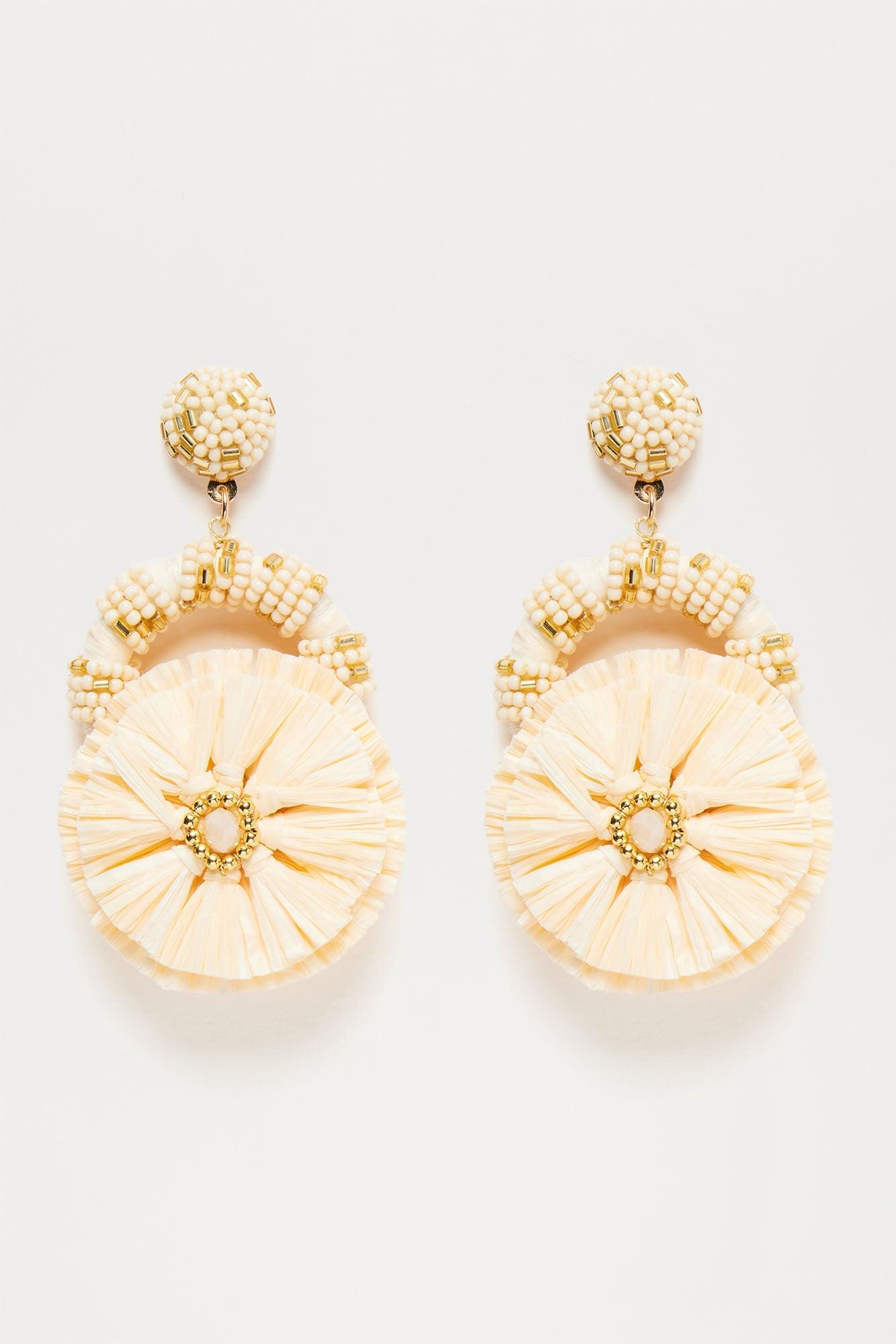 Fiesta Mami Earrings - Ivory Product Image