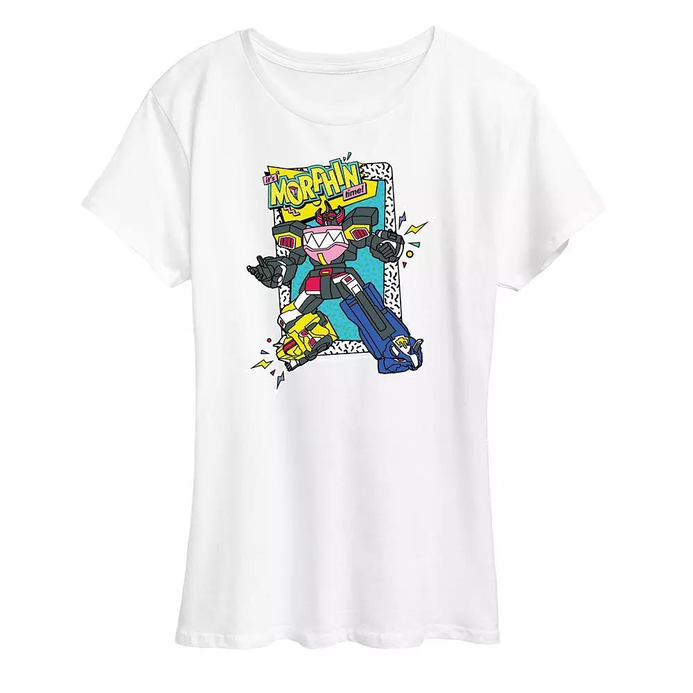 Women's Power Rangers It's Morphin' Time Graphic Tee, Size: XXL, White Product Image