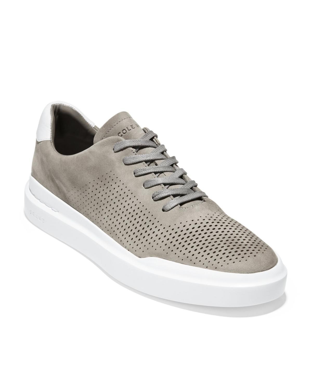 Cole Haan Mens Grandpr Rally Laser Cut Sneaker - Grey Size 8.5 Product Image