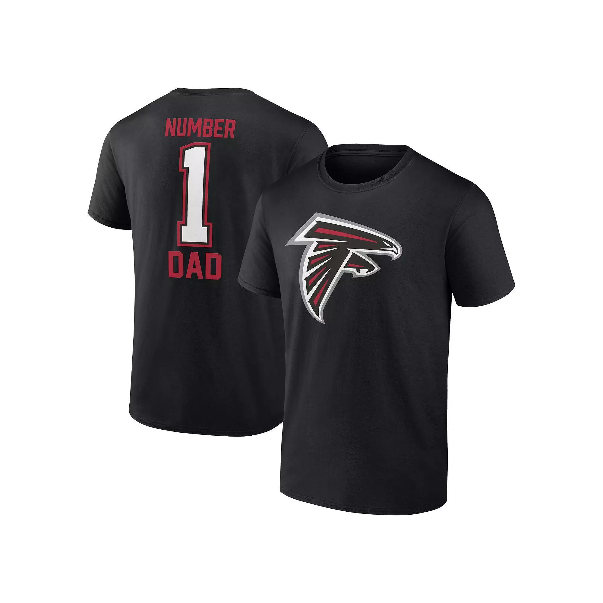 Men's Fanatics Branded Black Atlanta Falcons Father's Day T-Shirt, Size: Small Product Image
