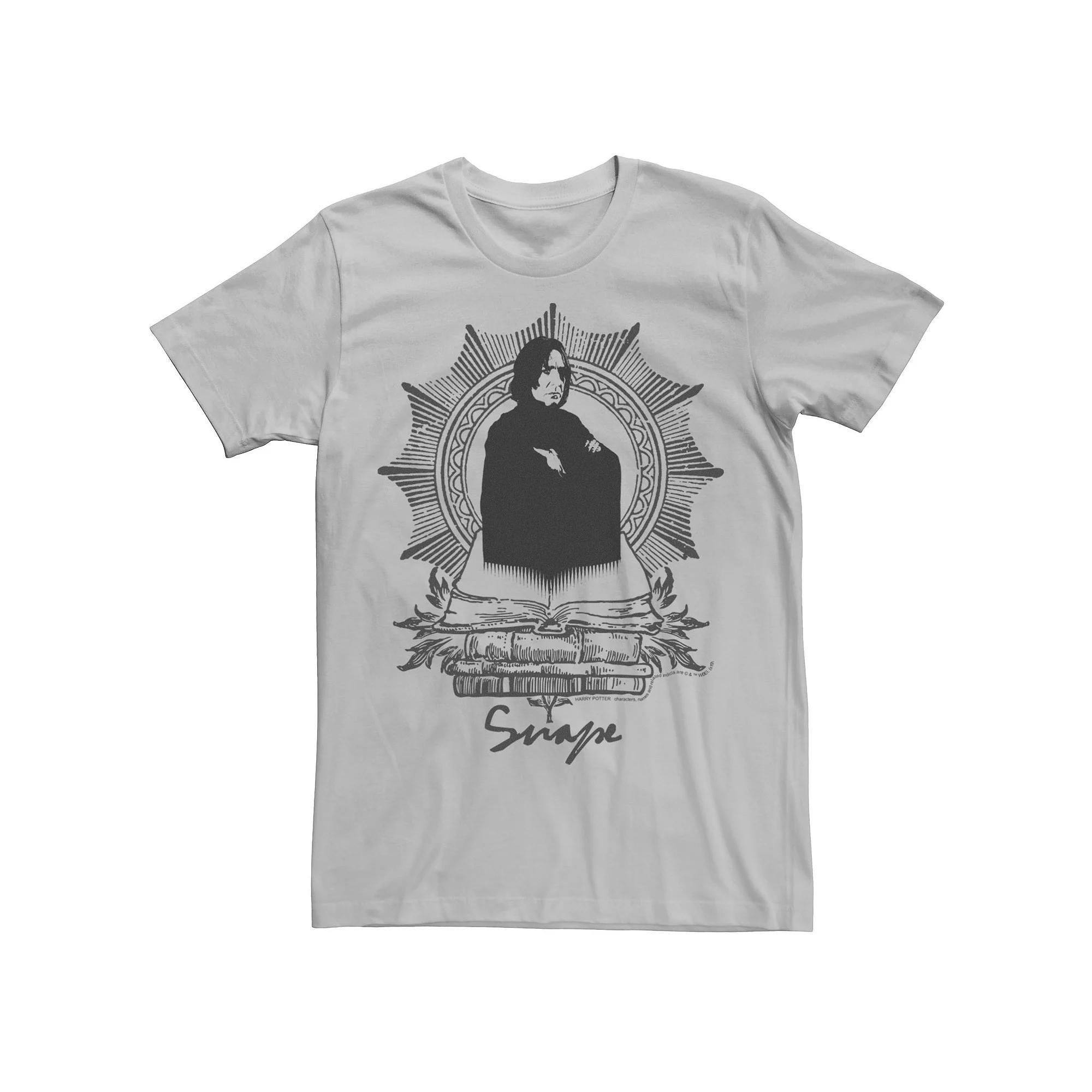Men's Harry Potter Snape Books Portrait Graphic Tee,  Product Image