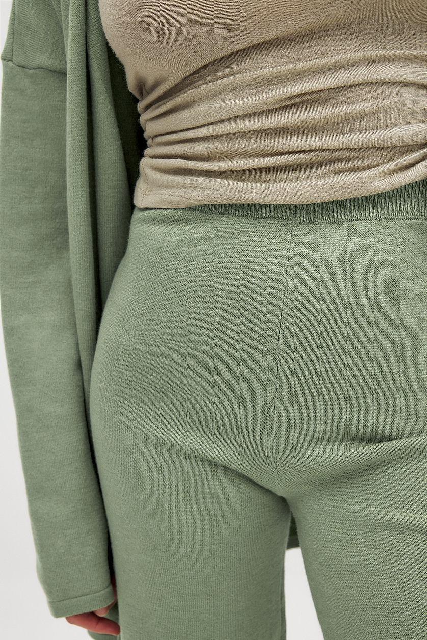 Knitted Wide Trousers Product Image