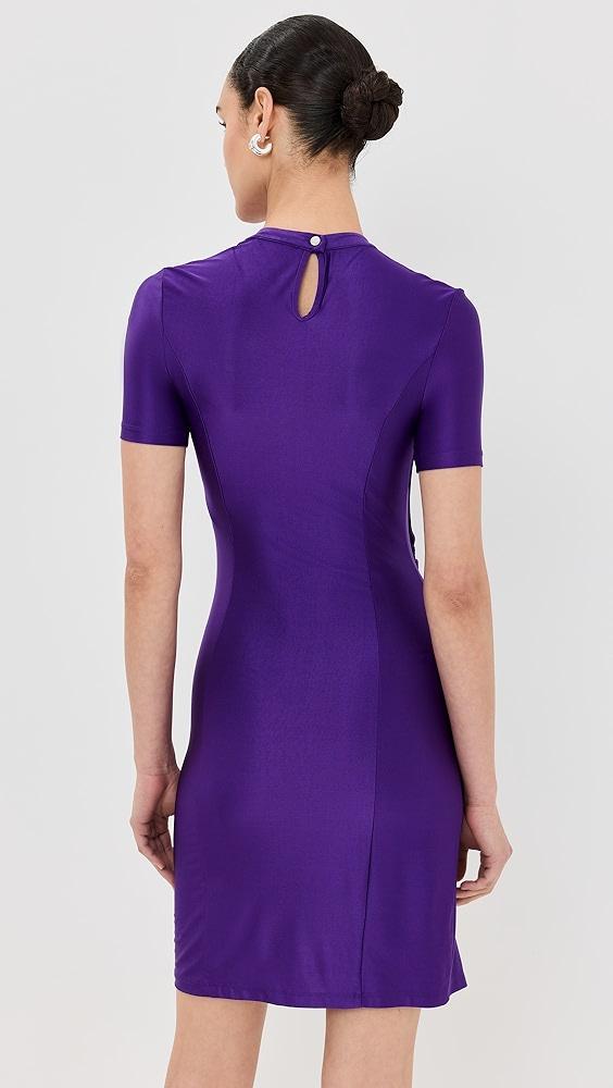 rabanne Drape Pression Mini Dress | Shopbop Product Image