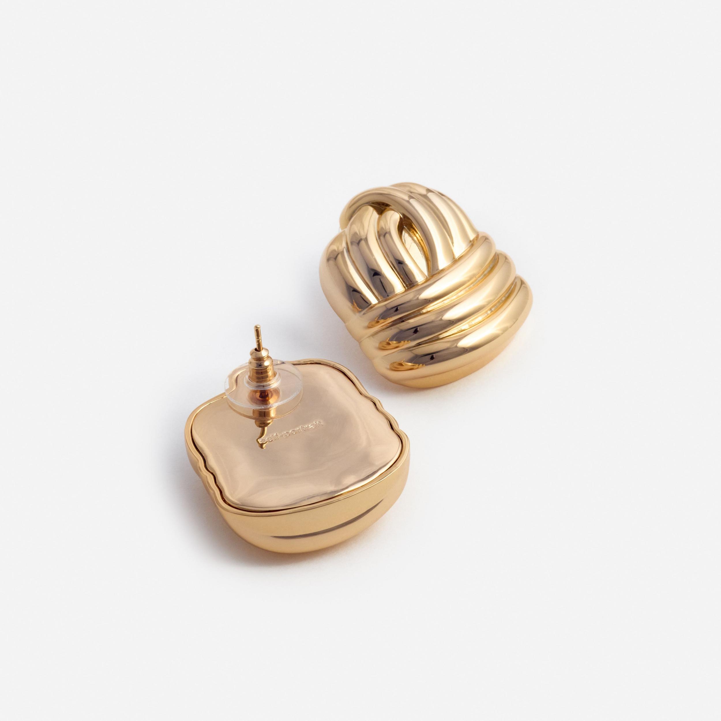 Gold Knot Earrings Product Image