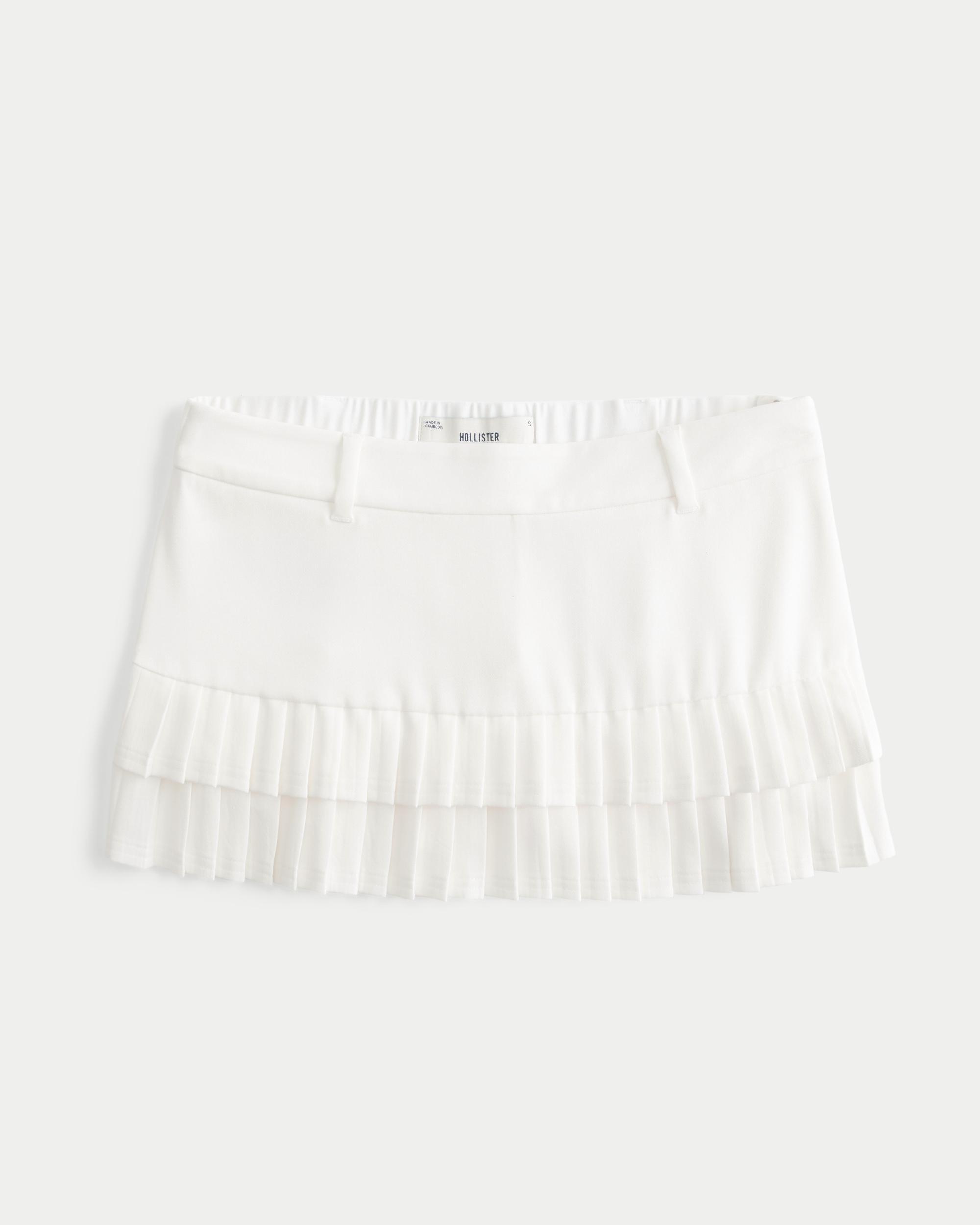 Micro-Pleat Mini Skort Product Image