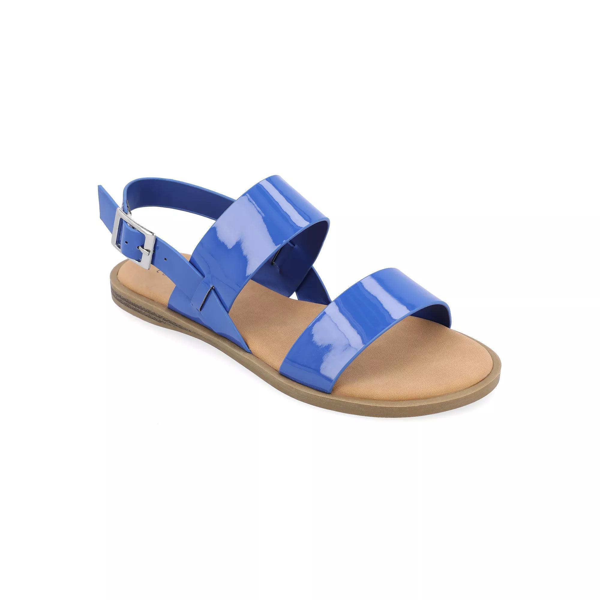 Journee Women's Lavine Sandals, Size: 6.5, Royal Blue Product Image