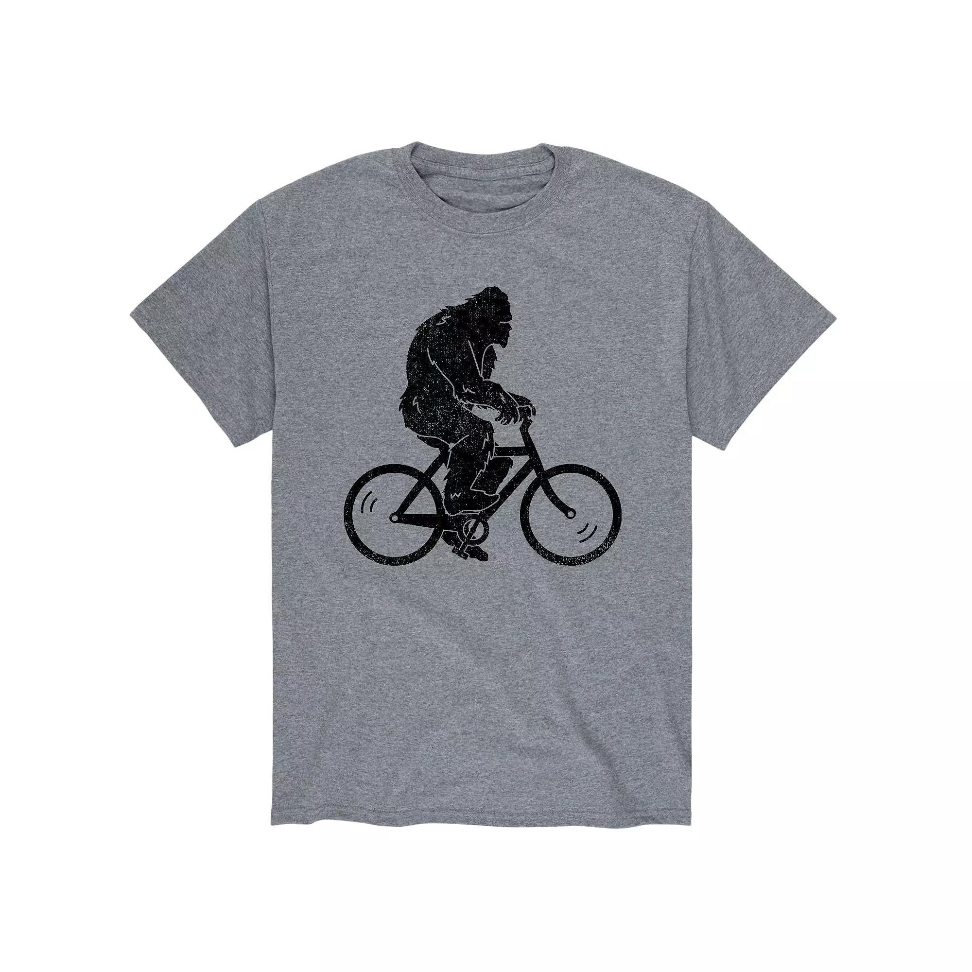 Men's Sasquatch Bike Tee, Size: Small, Gray Product Image