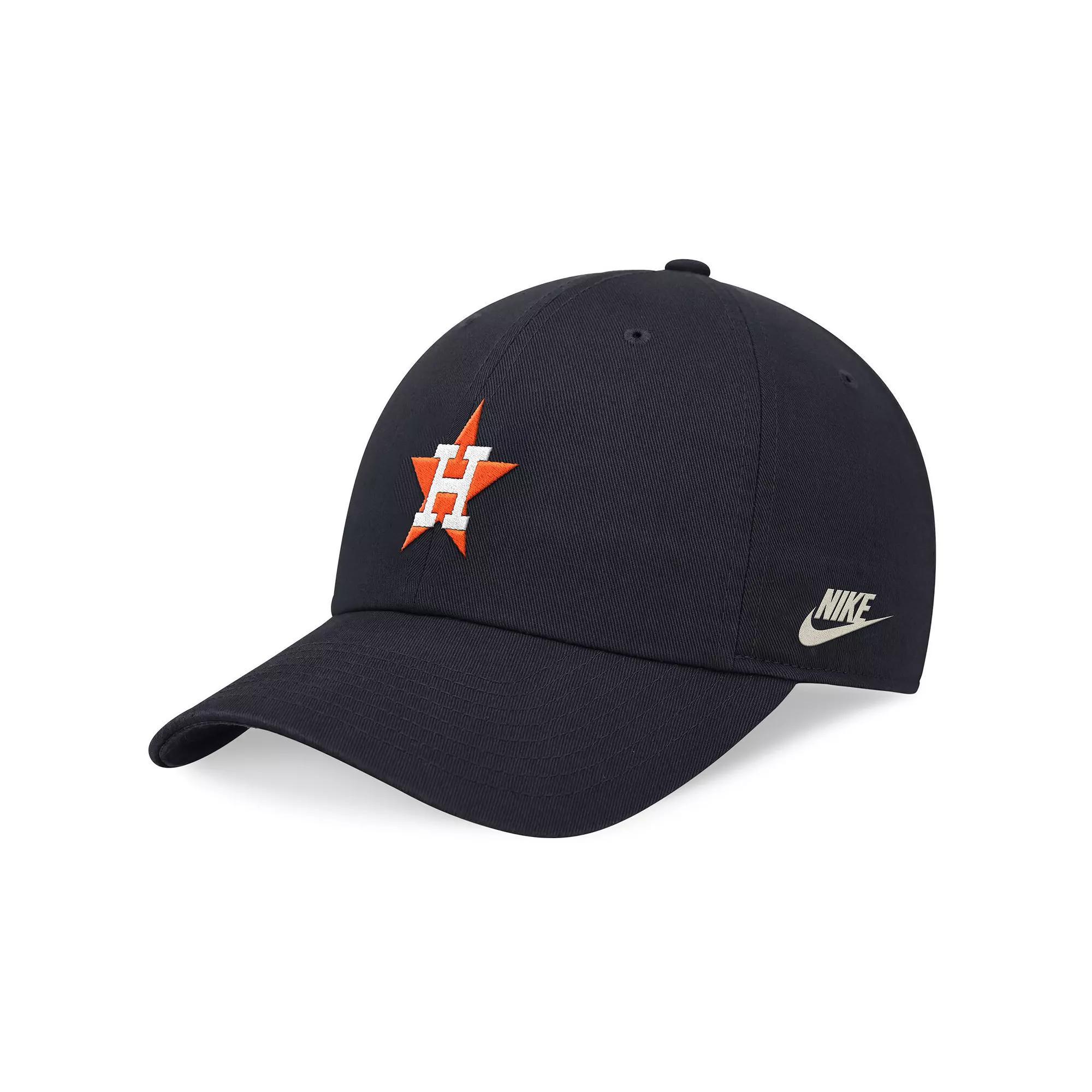 Men's Nike Navy Houston Astros Rewind Cooperstown Collection Club Adjustable Hat, Size: Medium/Large, Blue Product Image