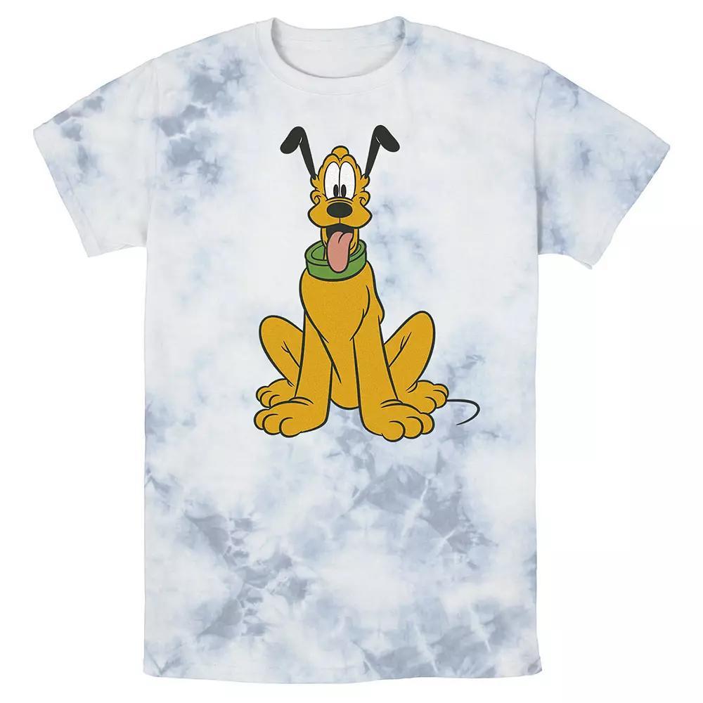 Men's Disney Mickey Mouse Pluto The Dog Portrait Wash Tee,  Product Image
