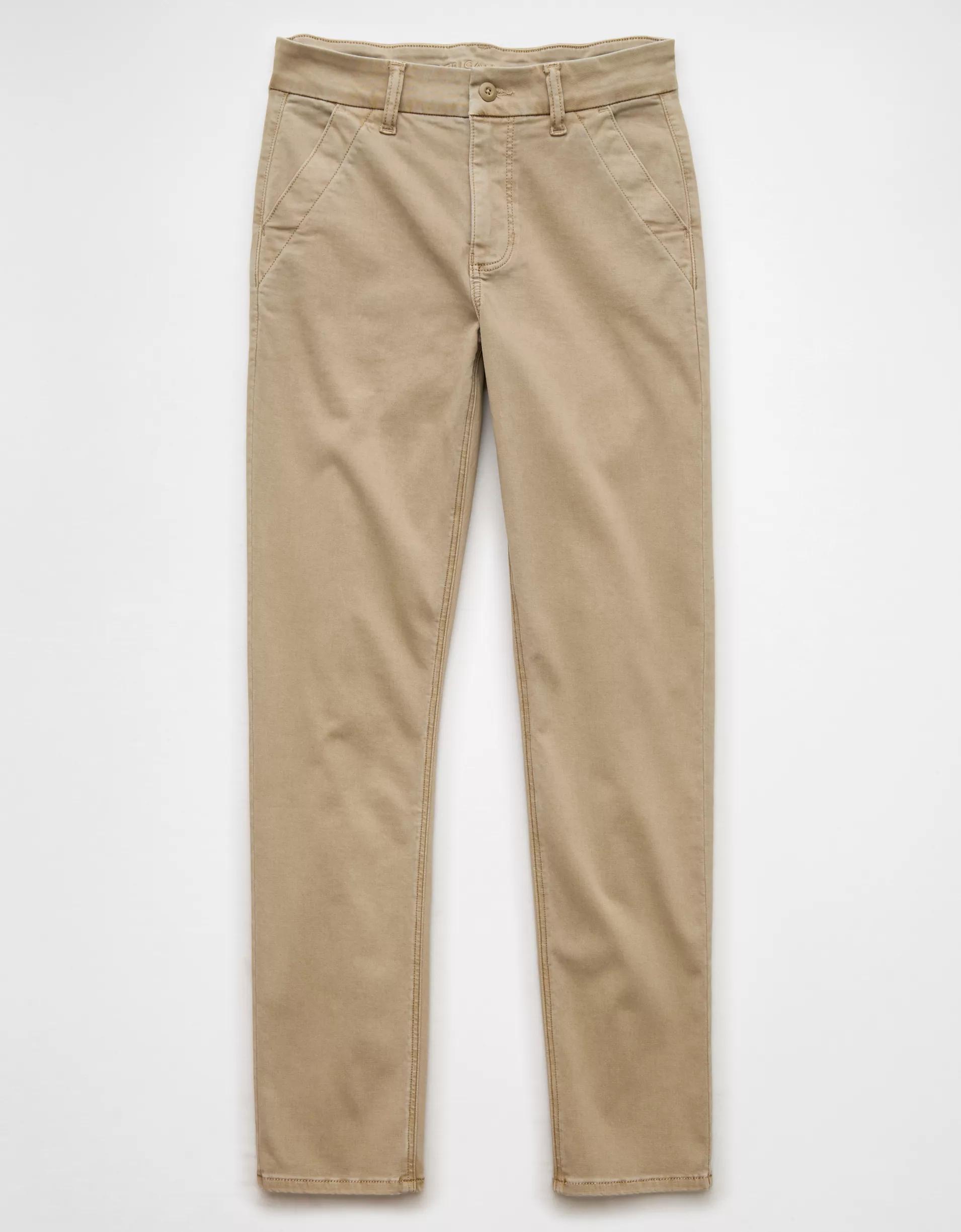 AE Stretch Super High-Waisted Straight Trouser Product Image