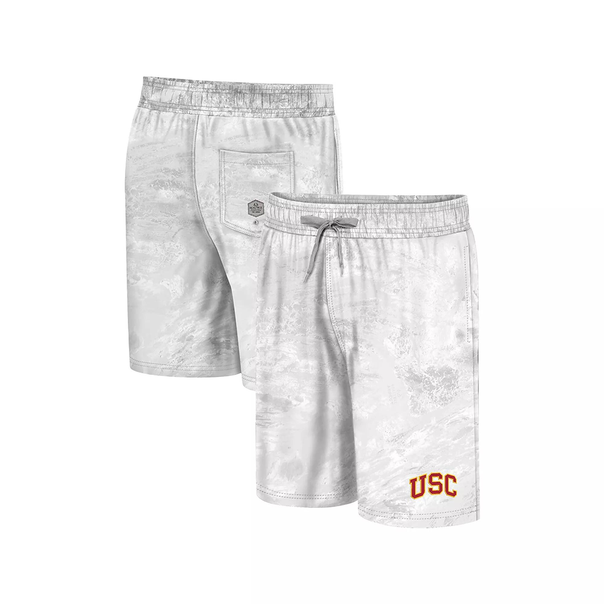 Men's Colosseum White Washington State Cougars Realtree Aspect Ohana Swim Shorts,  Product Image