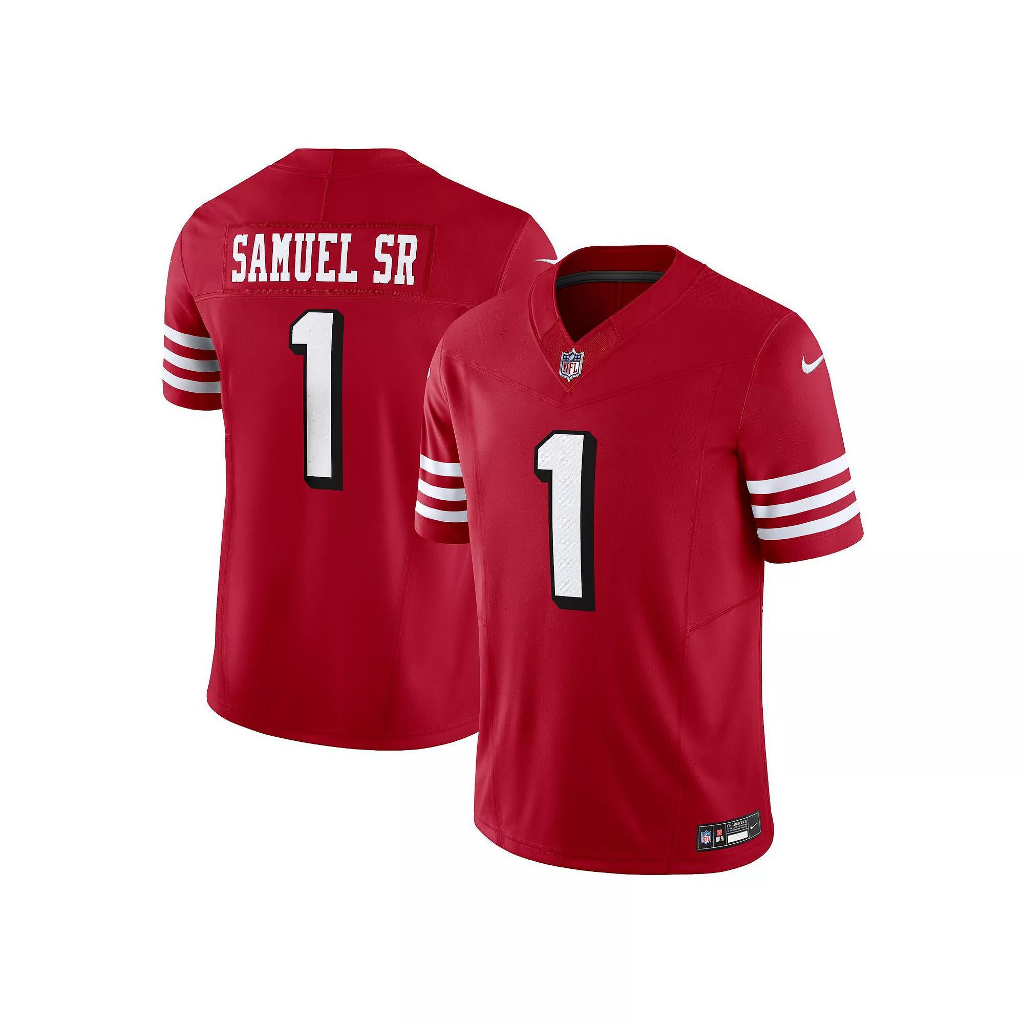 Men's Nike Deebo Samuel Sr Scarlet San Francisco 49ers Alternate Vapor F.U.S.E. Limited Jersey, Size: 2XL, Red Product Image
