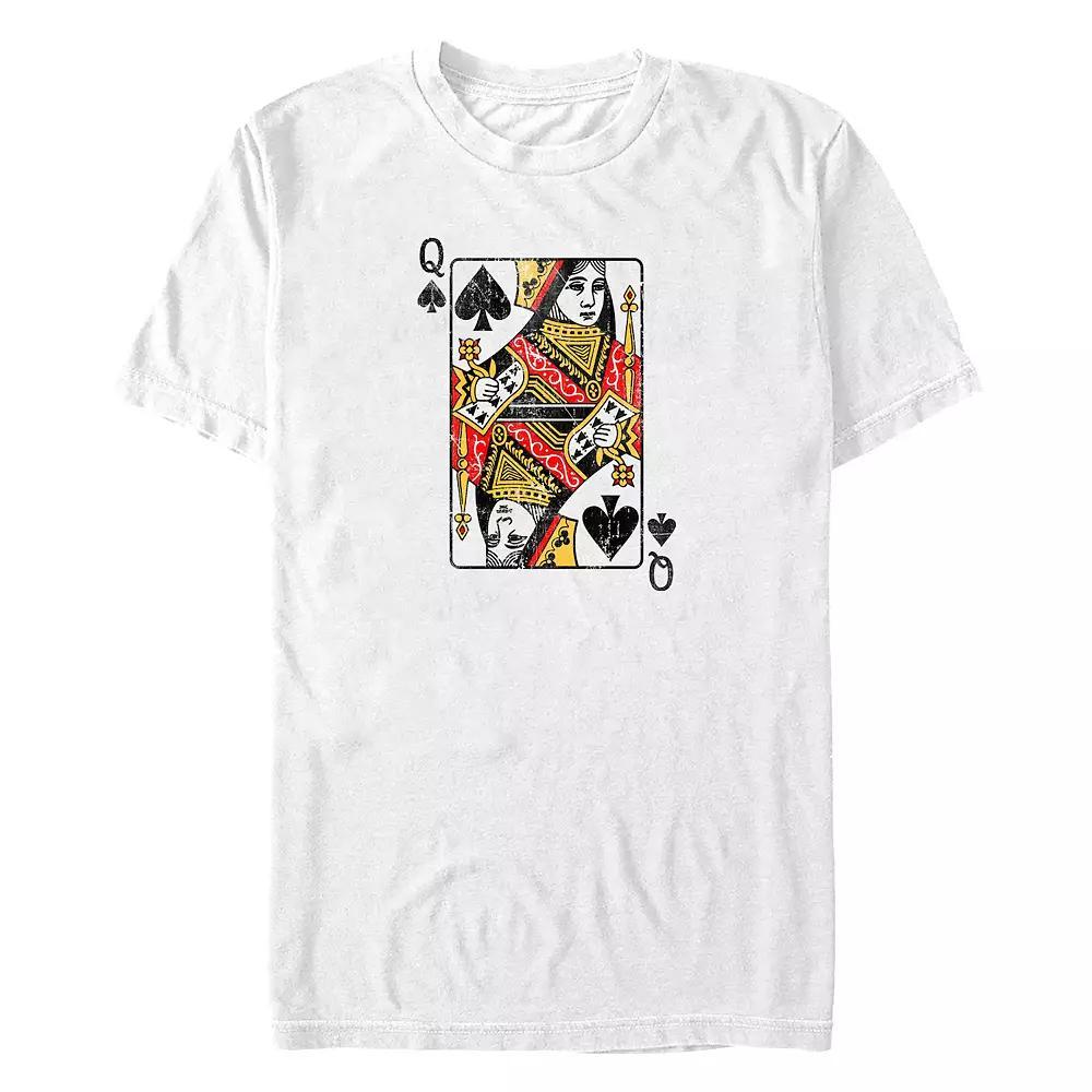 Big & Tall Queen Of Spades Card Graphic Tee, Men's,  Product Image