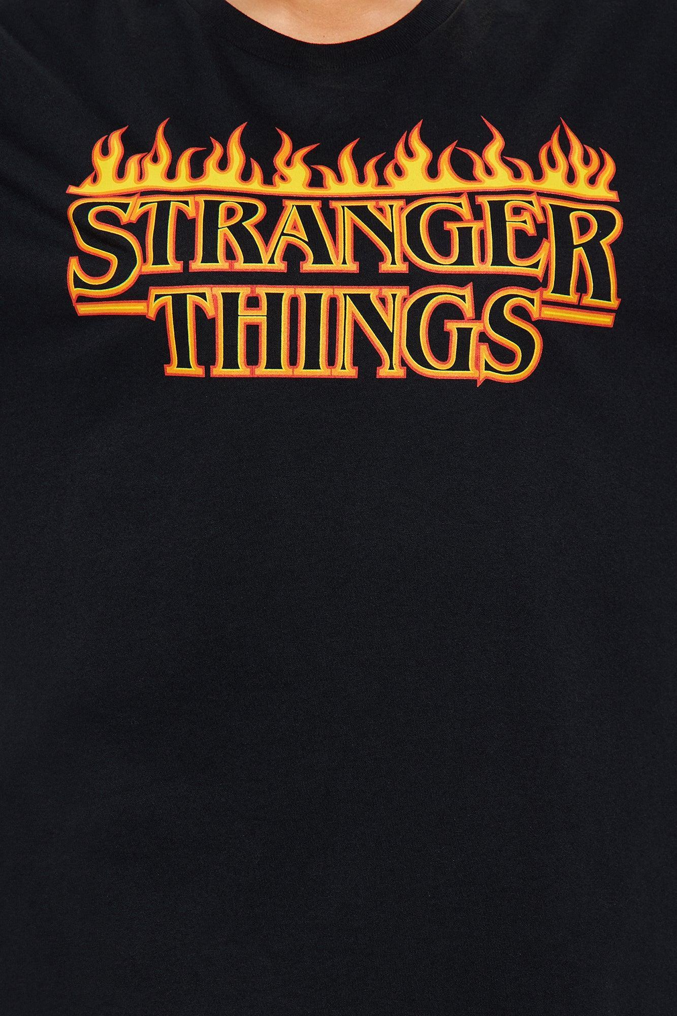 Stranger Things Oversized Tee - Black Product Image