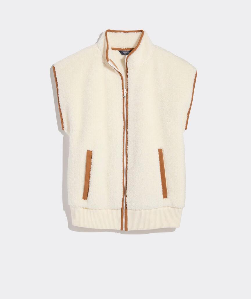 Teddy Fleece Full-Zip Vest Product Image