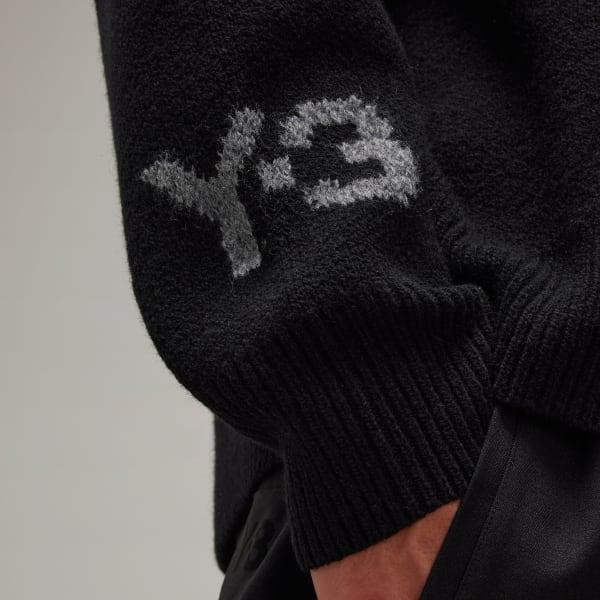 Y-3 Graphic Knit Crew Sweatshirt Product Image