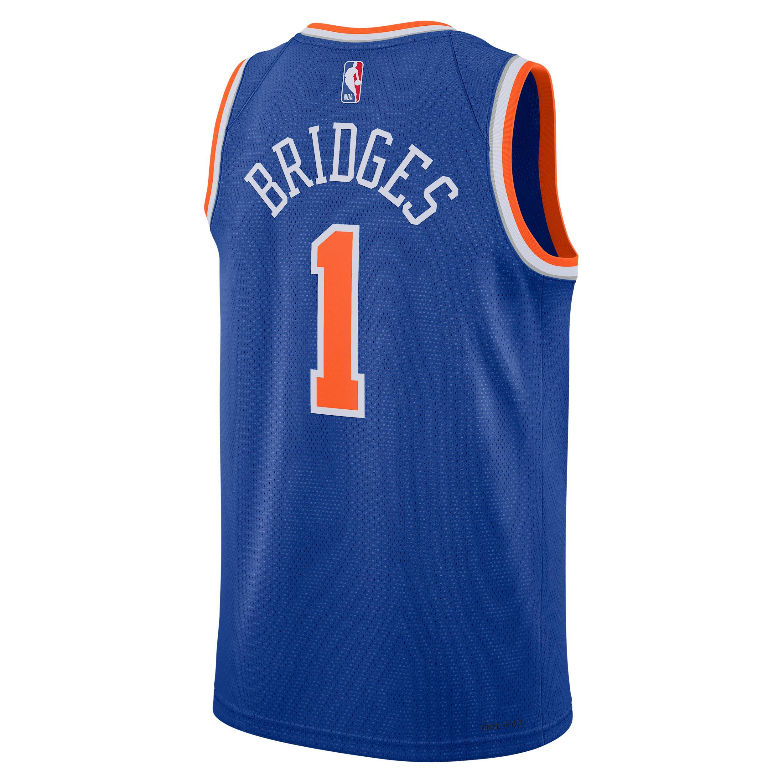 New York Knicks Icon Edition Nike Men's Dri-FIT NBA Swingman Jersey Product Image