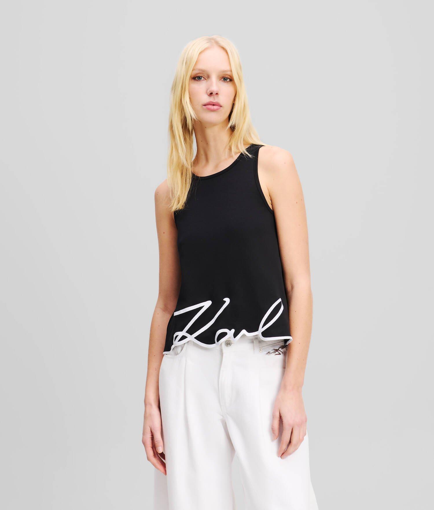 KARL SIGNATURE HEM TANK TOP Product Image