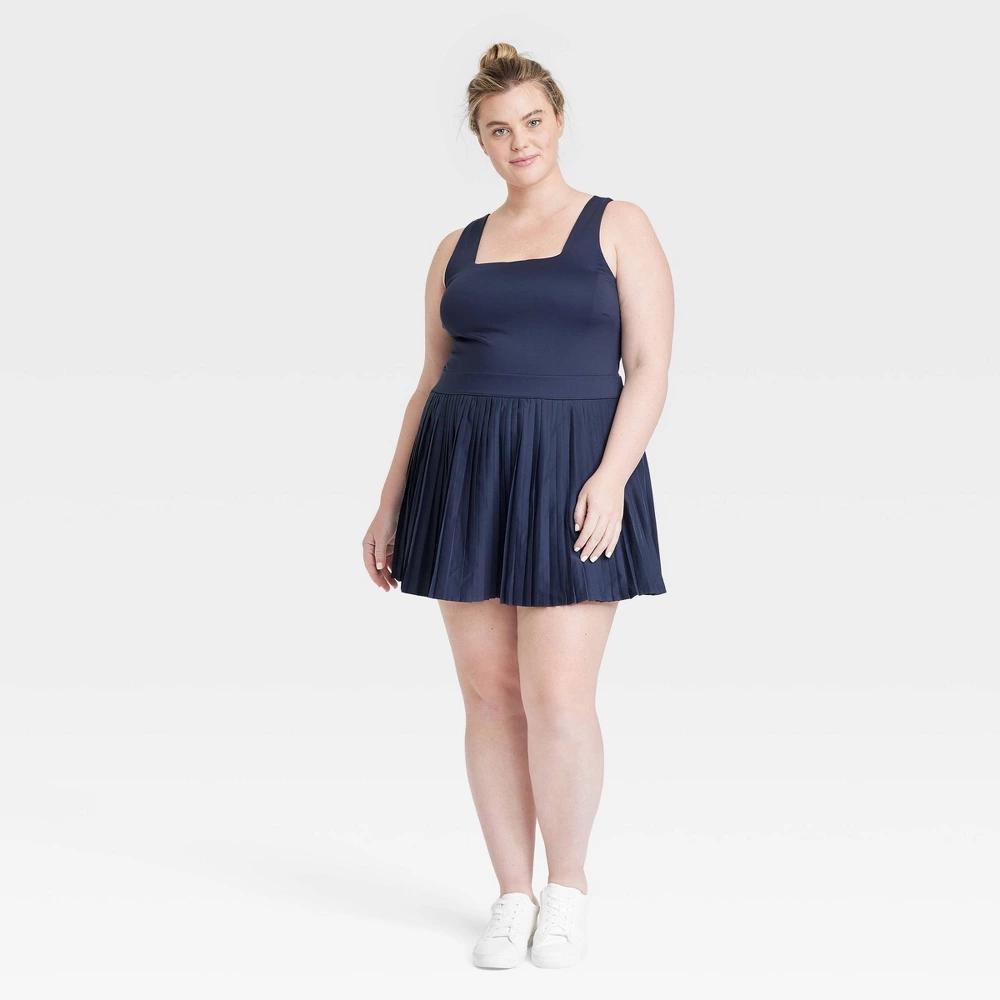 Womens Pleated Active Dress - All In Motion Navy Blue XXL Product Image