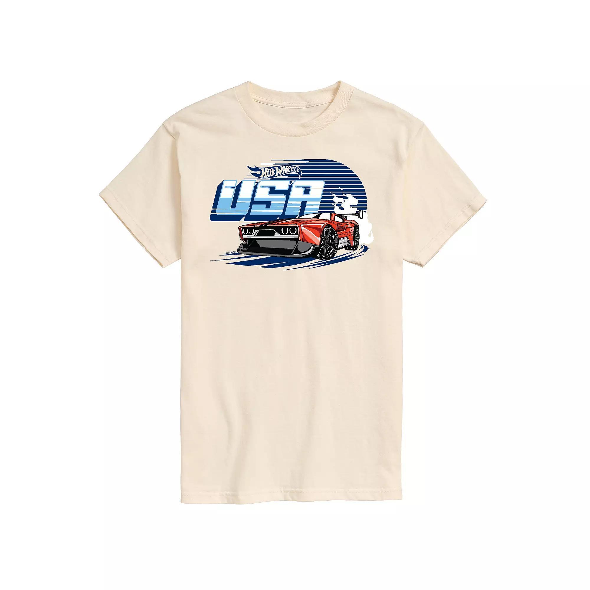 Men's Hot Wheels USA Graphic Tee,  Product Image