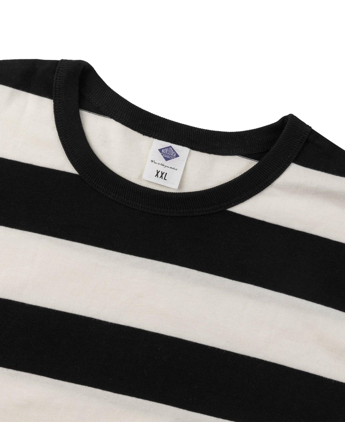 9 oz Wide Striped Long Sleeve T-Shirt Product Image